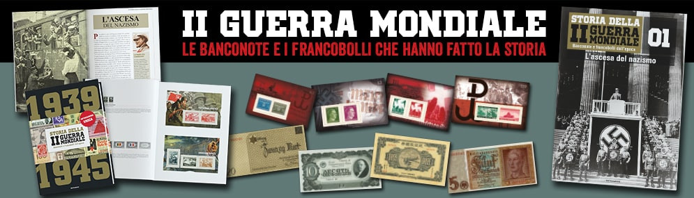 II GUERRA MONDIALE - Banconote e Francobolli 