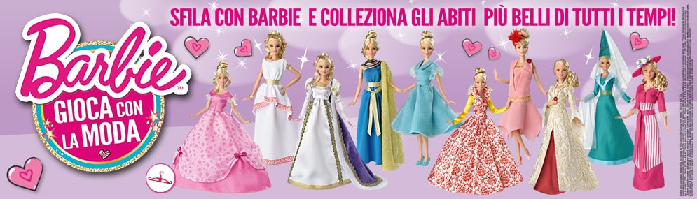 n° 53 ABITO STILE MANIERISTA Collezione Barbie Gioca con la Moda 