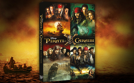 Pirati dei Caraibi Collection dvd in edicola 