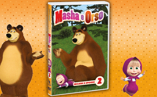 MASHA E ORSO DVD - 2 dvd in edicola 